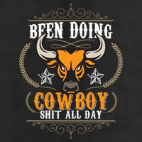 Doing Cowboy Shit All Day Golf Towel