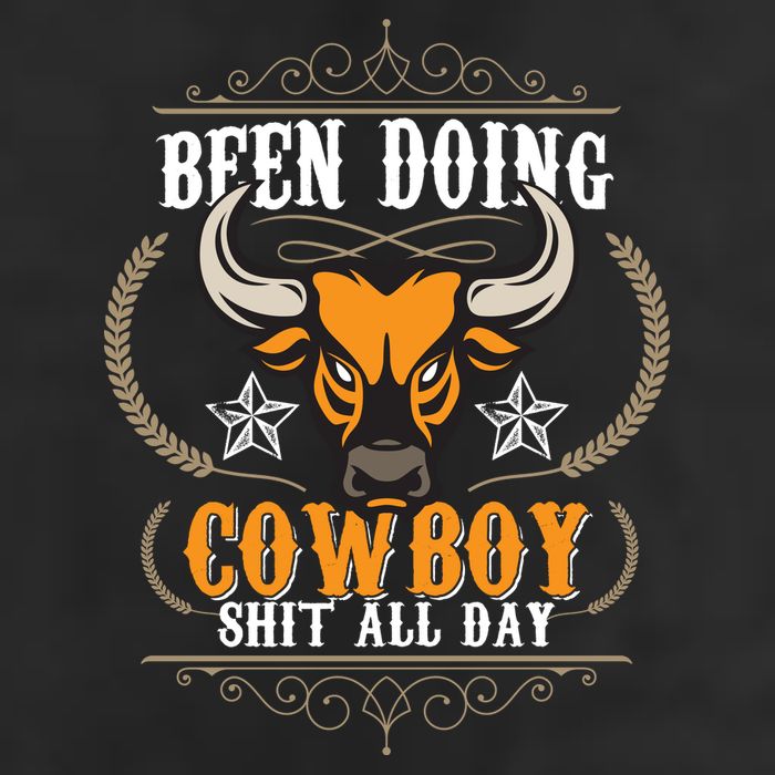 Doing Cowboy Shit All Day Golf Towel