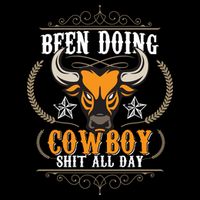 Doing Cowboy Shit All Day Women's V-Neck T-Shirt