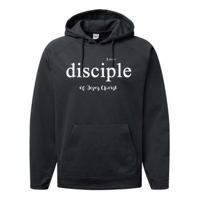 Disciple Of Jesus Christ Gospel Theme Performance Fleece Hoodie