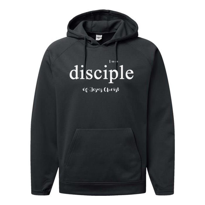 Disciple Of Jesus Christ Gospel Theme Performance Fleece Hoodie