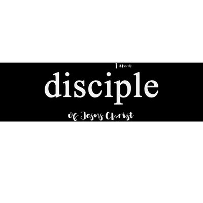 Disciple Of Jesus Christ Gospel Theme Bumper Sticker