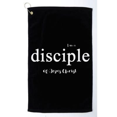 Disciple Of Jesus Christ Gospel Theme Platinum Collection Golf Towel