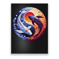 Dreams Of Jasmine Tea Yin Yang Koi Fish Poster