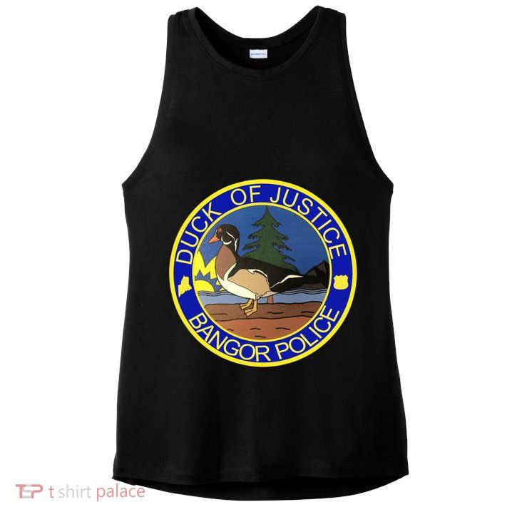 Duck Of Justice Bangor Police Ladies PosiCharge Tri-Blend Wicking Tank