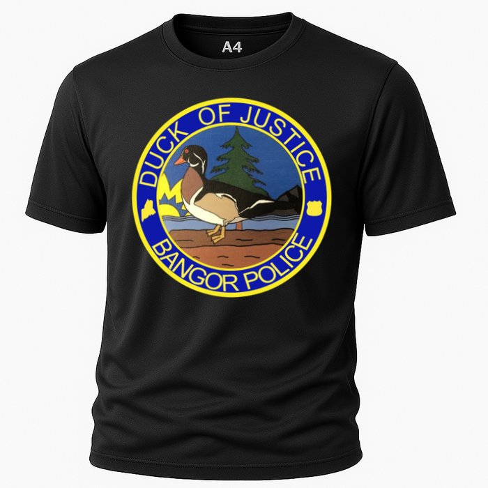 Duck Of Justice Bangor Police Cooling Performance Crew T-Shirt