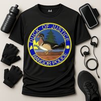 Duck Of Justice Bangor Police Cooling Performance Crew T-Shirt