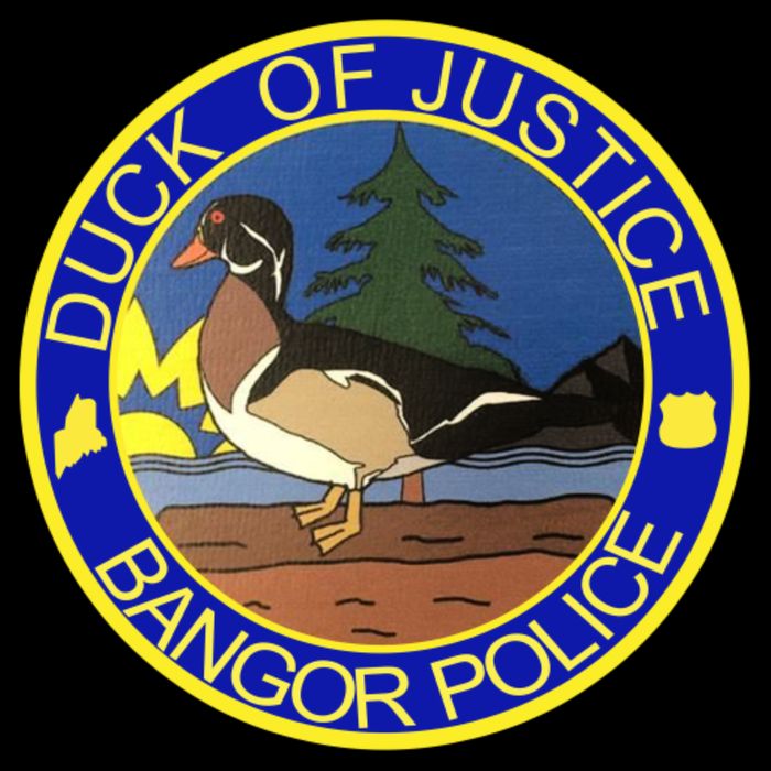 Duck Of Justice Bangor Police Cooling Performance Crew T-Shirt