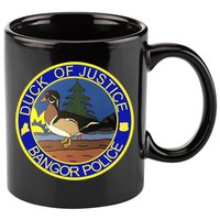Duck Of Justice Bangor Police 11oz C Handle Ceramic Mug