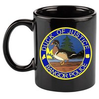 Duck Of Justice Bangor Police 11oz C Handle Ceramic Mug