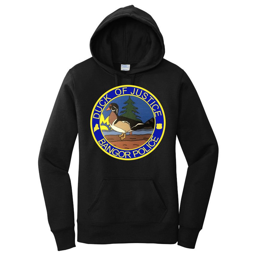 Duck Of Justice Bangor Police Women's Pullover Hoodie