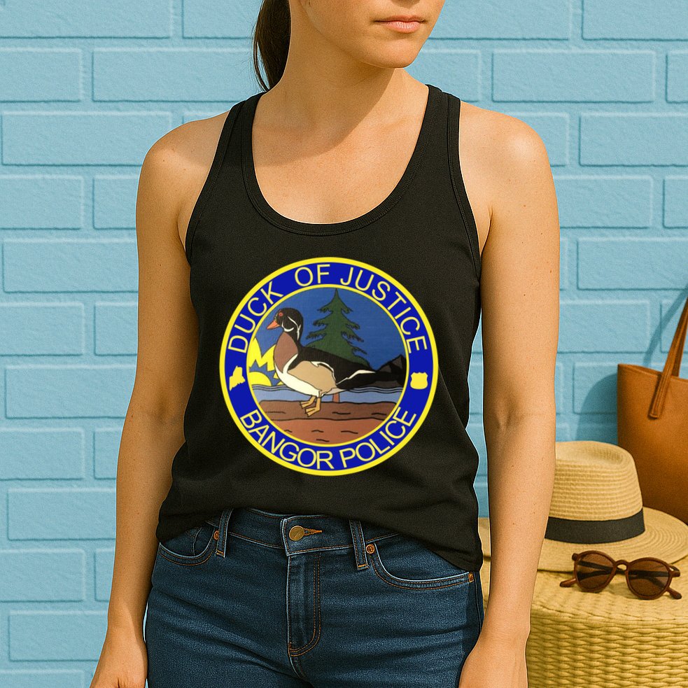 Duck Of Justice Bangor Police Womens Tank Top