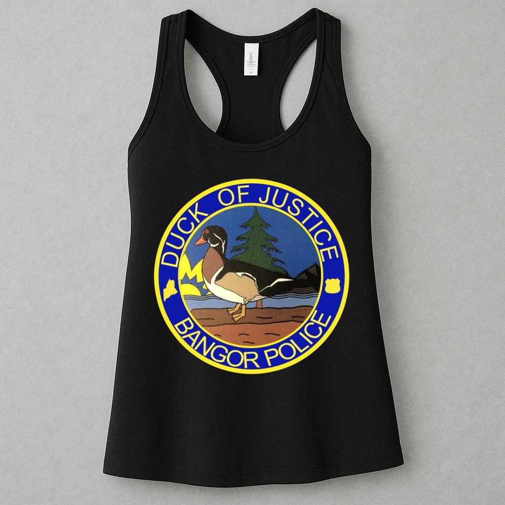 Duck Of Justice Bangor Police Womens Tank Top