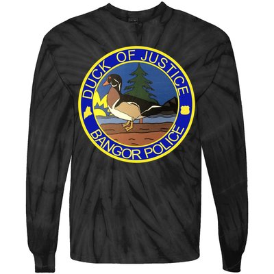 Duck Of Justice Bangor Police Tie-Dye Long Sleeve Shirt