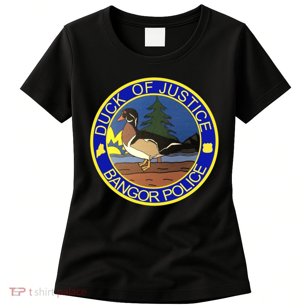 Duck Of Justice Bangor Police Womens T-Shirt