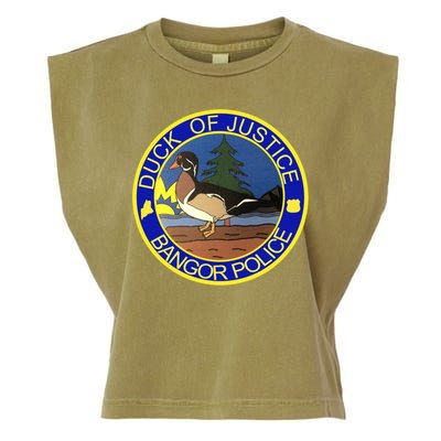 Duck Of Justice Bangor Police Garment-Dyed Women's Muscle Tee