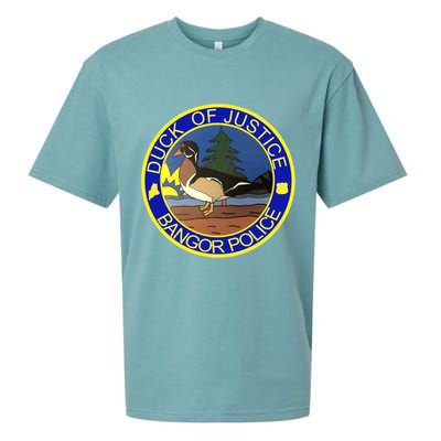 Duck Of Justice Bangor Police Sueded Cloud Jersey T-Shirt