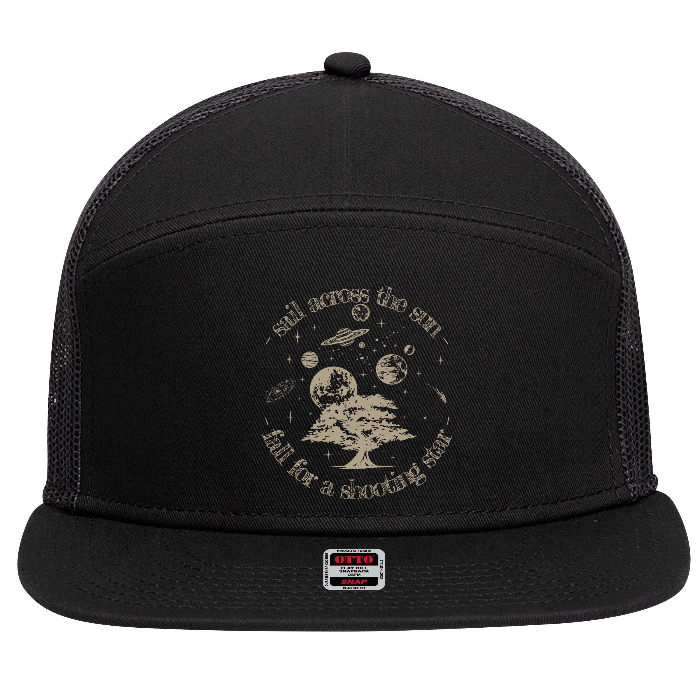 Drops Of Jupiter Inspired Music Lover Gift Garment Dyed 7 Panel Mesh Trucker Snapback Hat