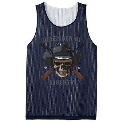 Defender Of Liberty Skull Mesh Reversible Basketball Jersey Tank