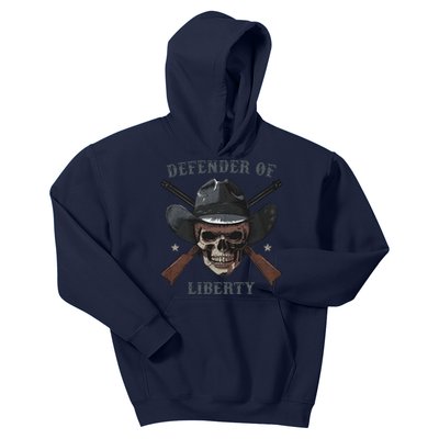 Defender Of Liberty Skull Kids Hoodie