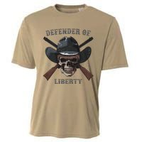 Defender Of Liberty Skull Cooling Performance Crew T-Shirt