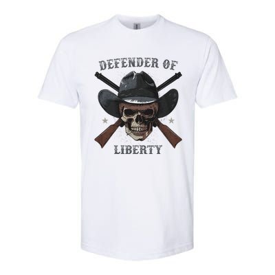 Defender Of Liberty Skull Softstyle® CVC T-Shirt