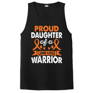 Daughter Of Limb Loss Warrior Awareness Month Orange Ribbon Meaningful Gift PosiCharge Competitor Tank