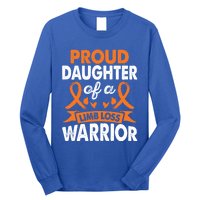 Daughter Of Limb Loss Warrior Awareness Month Orange Ribbon Meaningful Gift Long Sleeve Shirt