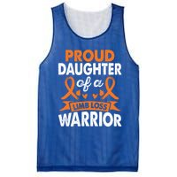 Daughter Of Limb Loss Warrior Awareness Month Orange Ribbon Meaningful Gift Mesh Reversible Basketball Jersey Tank