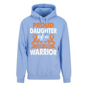 Daughter Of Limb Loss Warrior Awareness Month Orange Ribbon Meaningful Gift Unisex Surf Hoodie