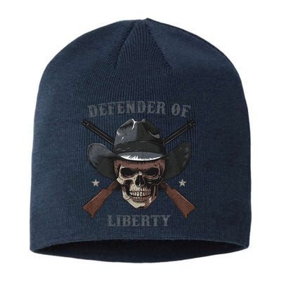 Defender Of Liberty Skull Sustainable Beanie