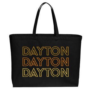 Dayton Oh Local Dayton Souvenir Cotton Canvas Jumbo Tote