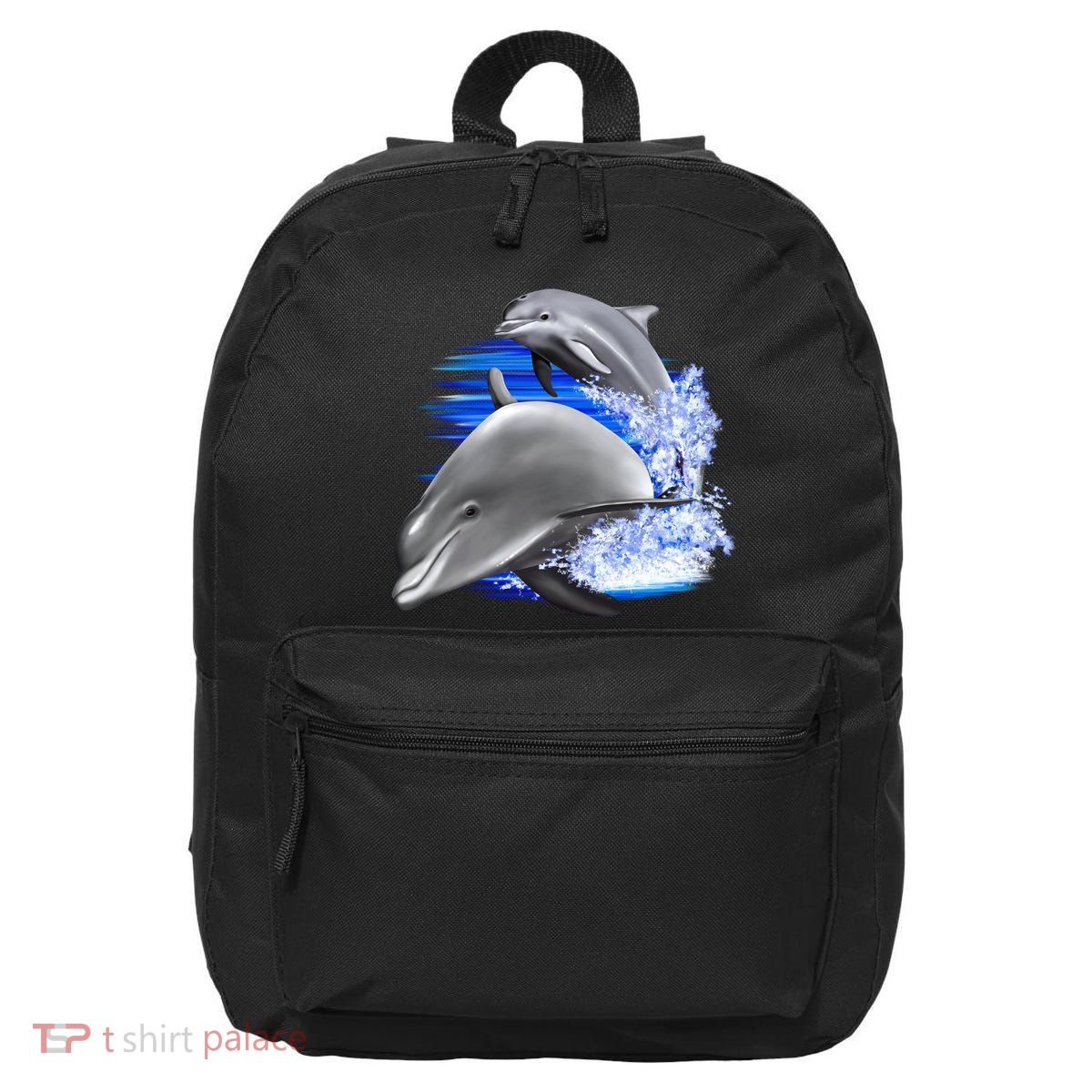 Dolphins Jumping 16 in Basic Backpack
