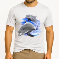 Dolphins Jumping Cooling Performance Crew T-Shirt