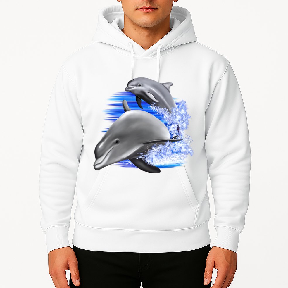 Dolphins Jumping Hoodie