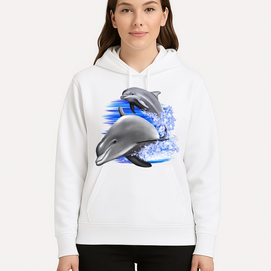 Dolphins Jumping Hoodie
