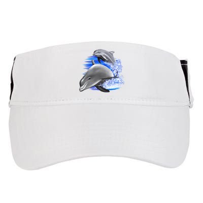 Dolphins Jumping Adult Drive Performance Visor