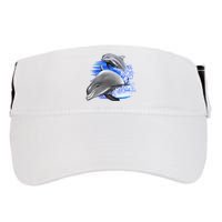 Dolphins Jumping Adult Drive Performance Visor