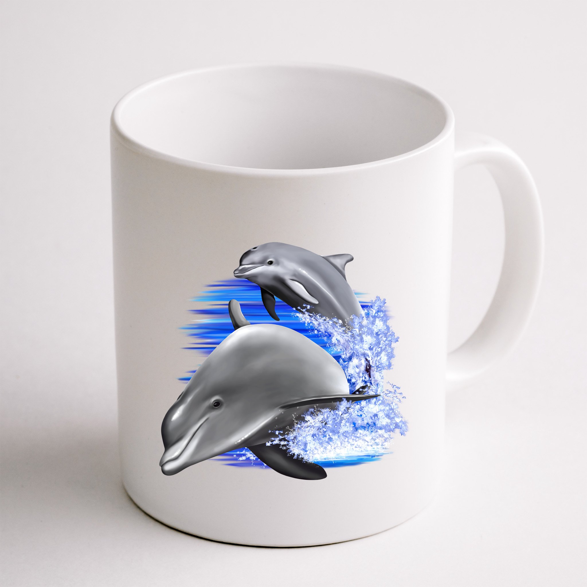 Dolphins Jumping Mug