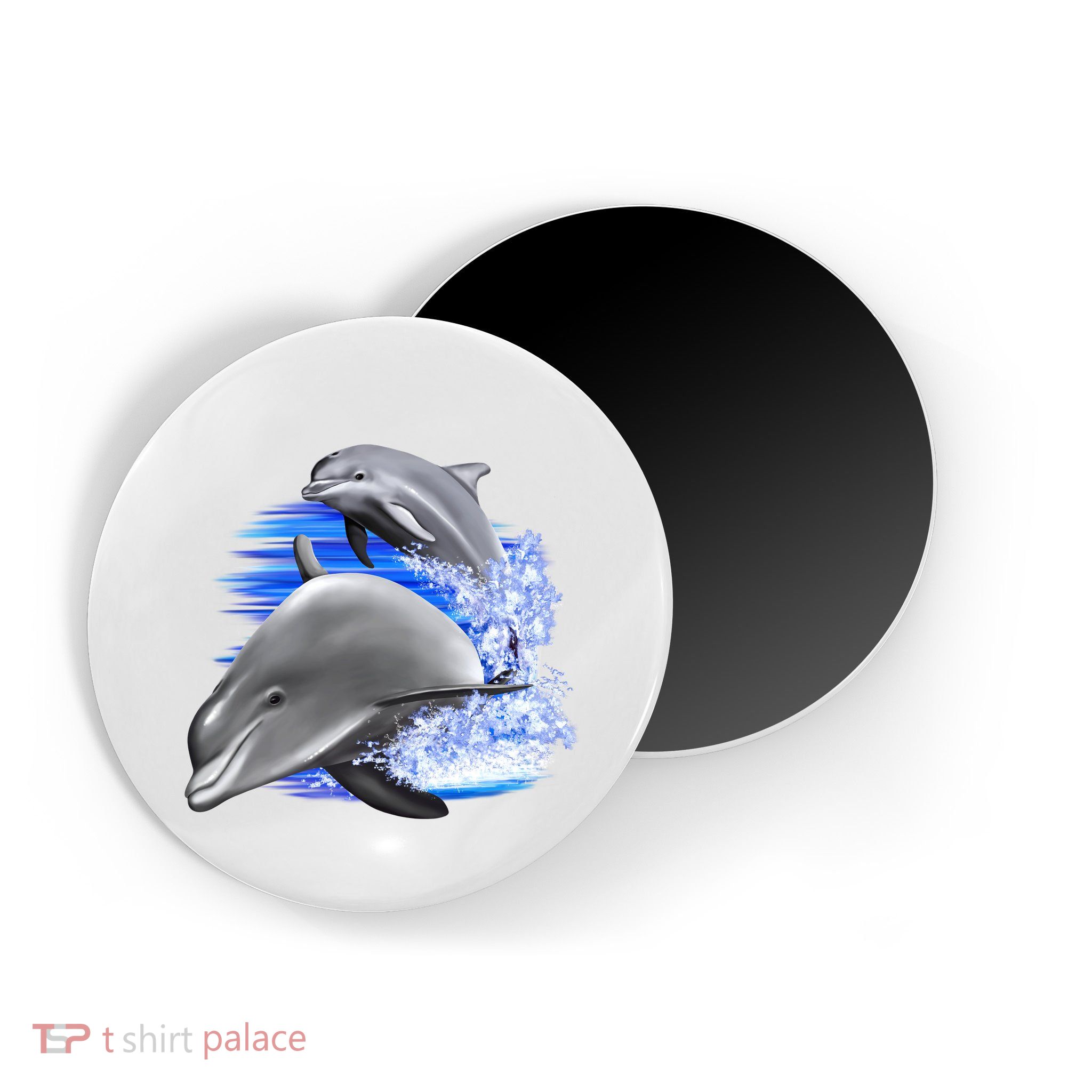 Dolphins Jumping Magnet