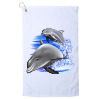 Dolphins Jumping Golf Towel