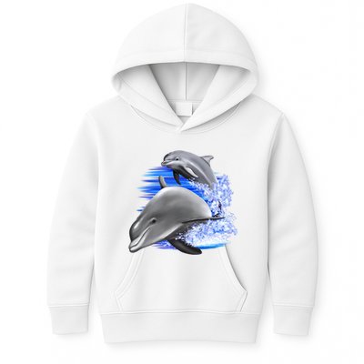 Dolphins Jumping Kids Hoodie
