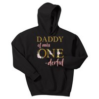 Daddy of Miss One Derful 1st Birthday 1st Birthday Kids Hoodie