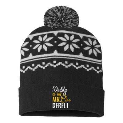 Daddy Of Mr USA-Made Snowflake Beanie