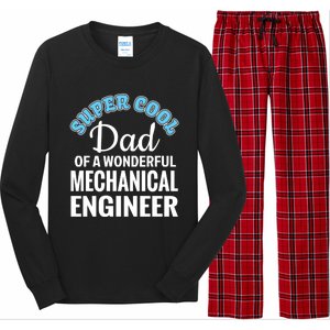 Dad Of Mechanical Engineer Funny Gift Long Sleeve Pajama Set