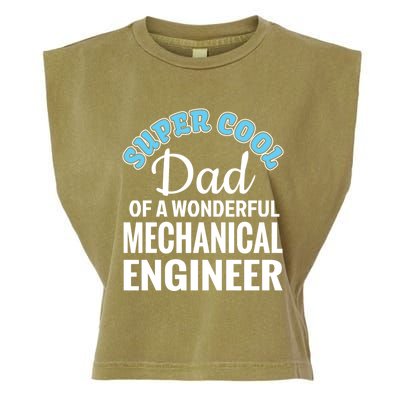 Dad Of Mechanical Engineer Funny Gift Garment-Dyed Women's Muscle Tee