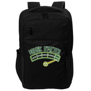 Drunk O Meter St Patrick's Day Saint Irish Lads Sarcastic Impact Tech Backpack