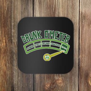 Drunk O Meter St Patrick's Day Saint Irish Lads Sarcastic Coaster