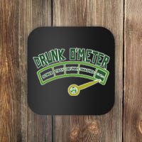 Drunk O Meter St Patrick's Day Saint Irish Lads Sarcastic Coaster