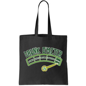 Drunk O Meter St Patrick's Day Saint Irish Lads Sarcastic Tote Bag